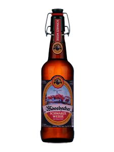 Пиво Moosbacher Schwarze (Моосбахер Шварц) темн н/ф 5% 0,5 ст Германия от компании Нортэна