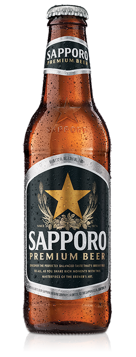 Пиво Sapporo Premium Beer (Саппоро Премиум Бир) св 4,7% 0,33 ст от компании Нортэна