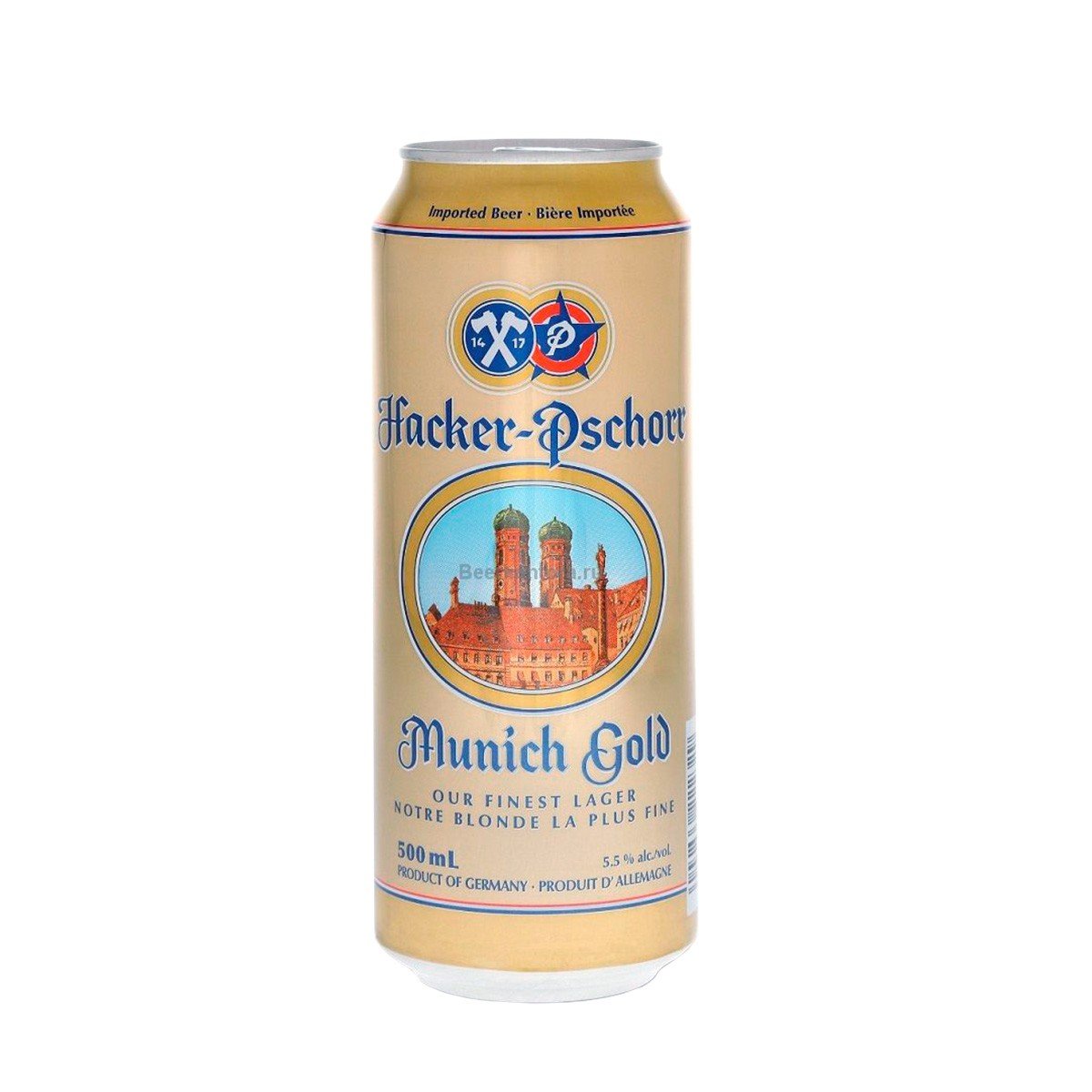 Пиво Хакер Пшор Мюнхнер 0.5 жб 5.5% от компании Нортэна
