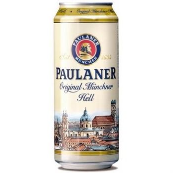 Пиво Paulaner (Пауланер) св 4,9% 0,5 ж/б Германия от компании Нортэна
