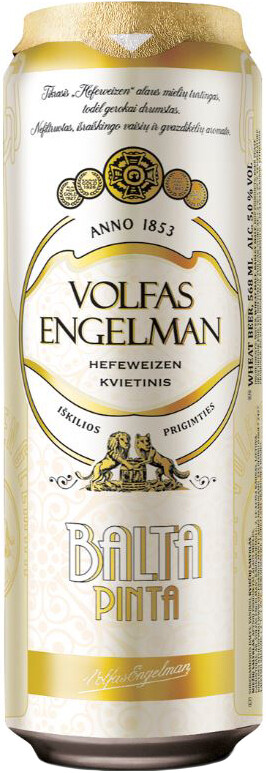 Пиво Пиво Немецкое пиво Вольфас Энгельман Балта пинта  5% ж.б Германия  от компании Нортэна