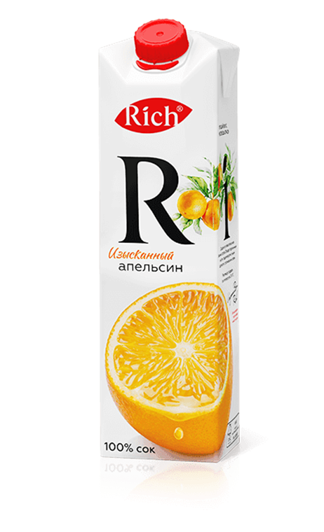 Сок Rich (Рич) "Апельсин" 1 л пэт от компании Нортэна