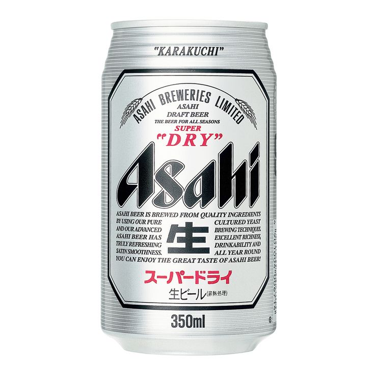 Пиво Asahi Super Dry (Асахи Супер Драй) св 5,0% 0,3 ж/б Япония от компании Нортэна